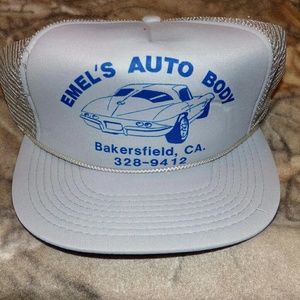 Vintage trucker hat cap auto Bakersfield CA
